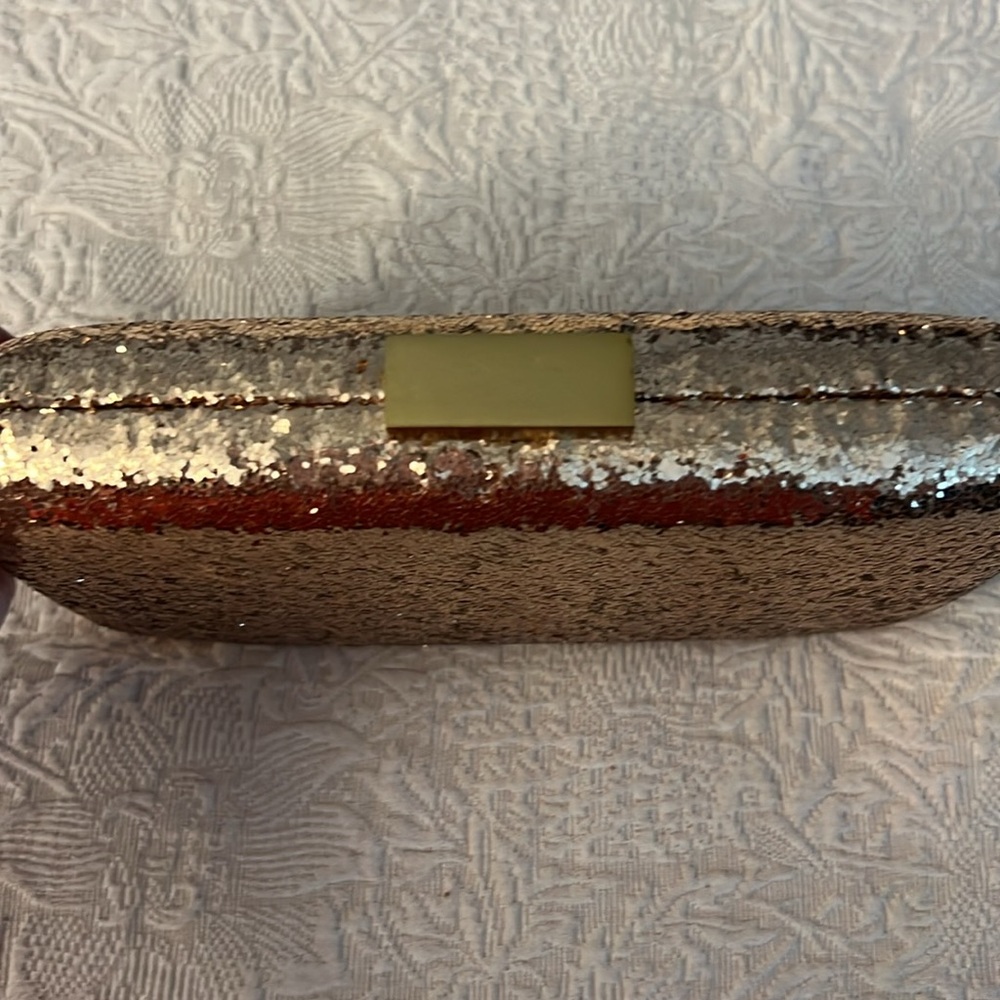 J. Crew Gold Glitter Clutch - Picture 5 of 8